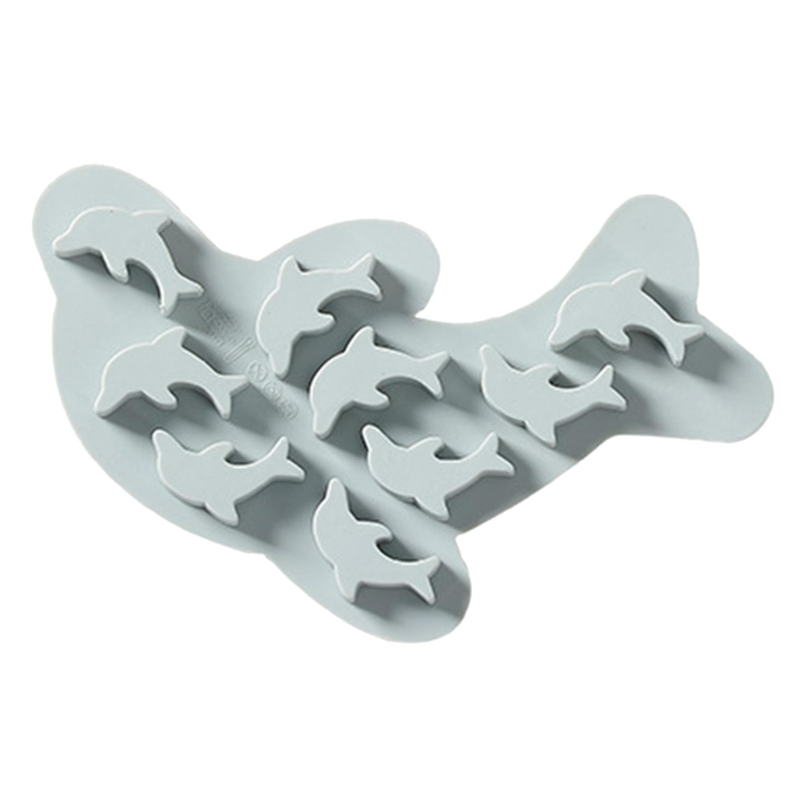 thumbnail image 2 of Moldes De Silicona Para Pasteles Rejilla Para Hielo Moldes De Chocolate Con Delfines Moldes Para Hacer Cubitos De Hielo Moldes Para Caramelos Rojos, 2 of 2